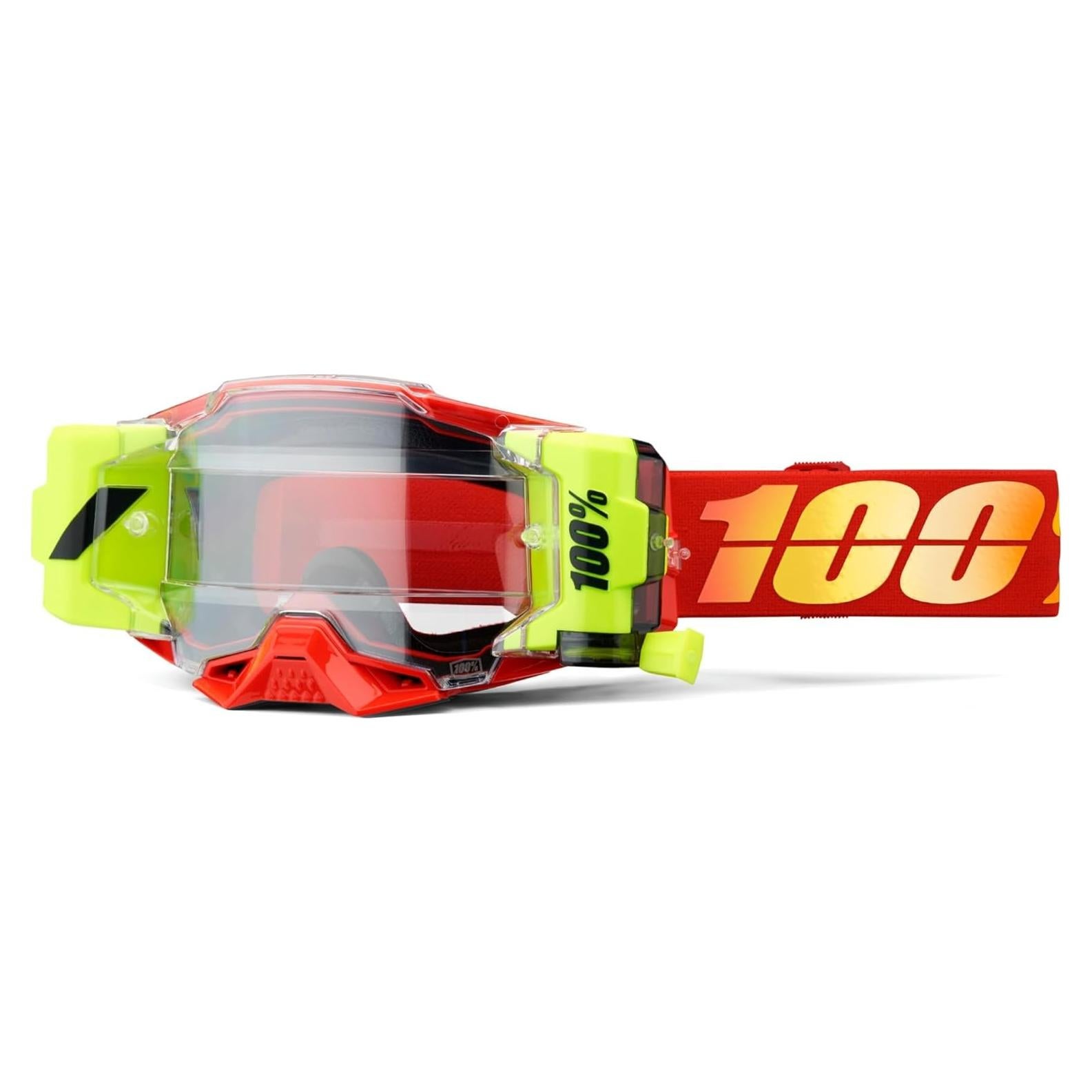 Gafas de Motocross 100% Armega Forecast Adultos Rojo/Transparente