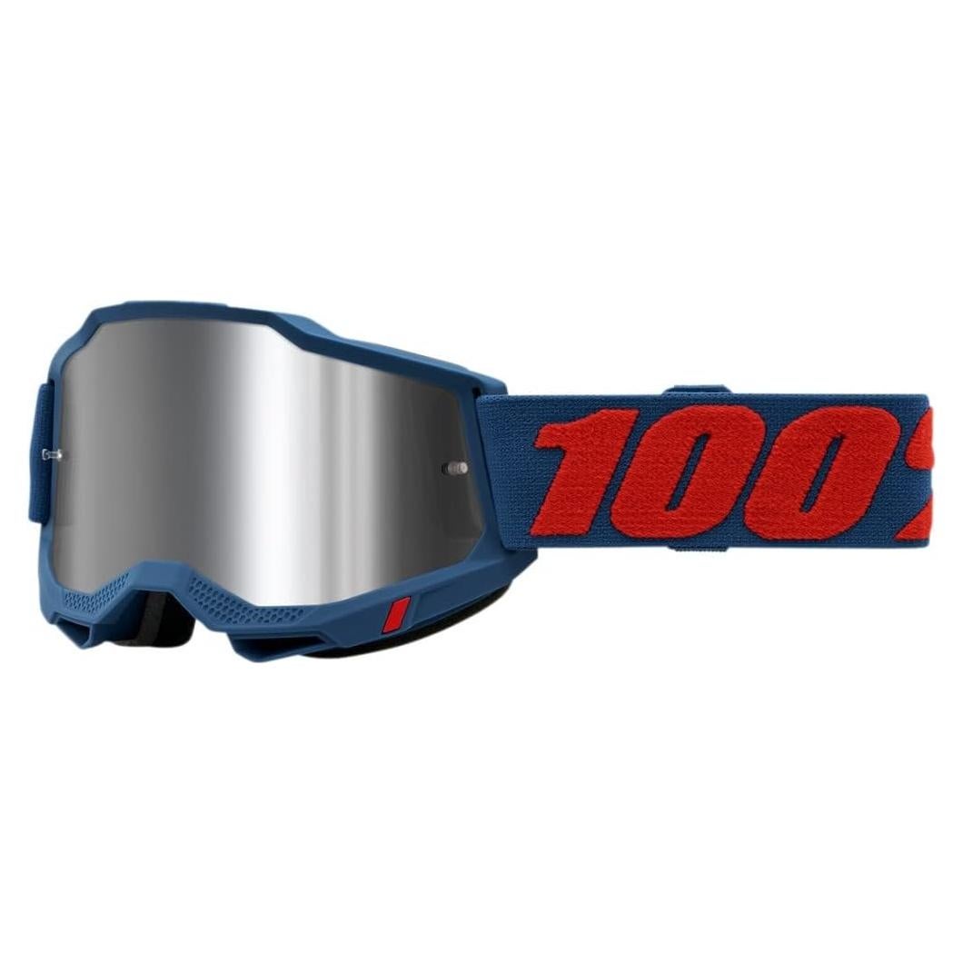 Gafas de Motocross 100% Accuri 2 Odeon Lente Espejo Plateado