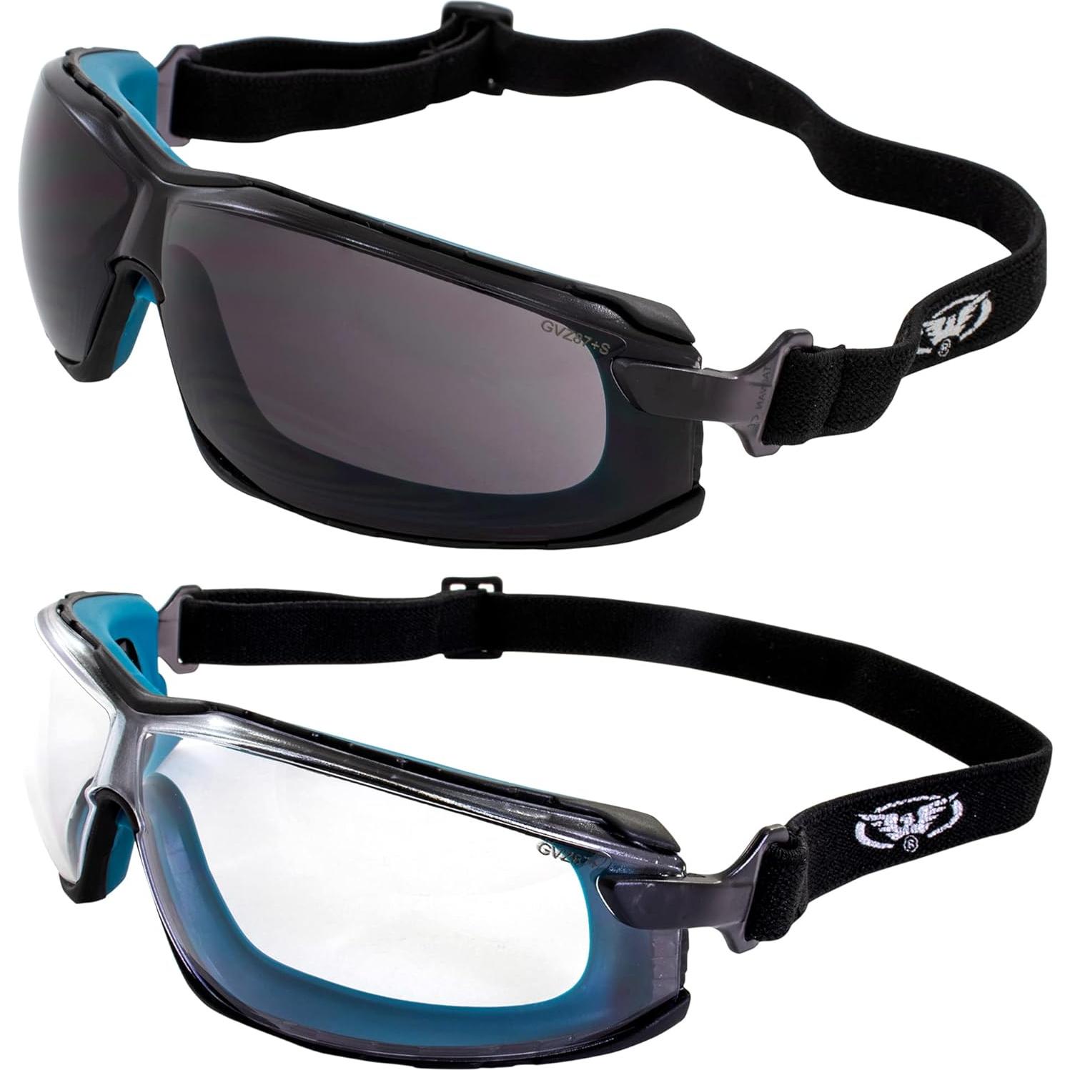Gafas de Seguridad Global Vision Sunn Up 4 Pares Motocicleta