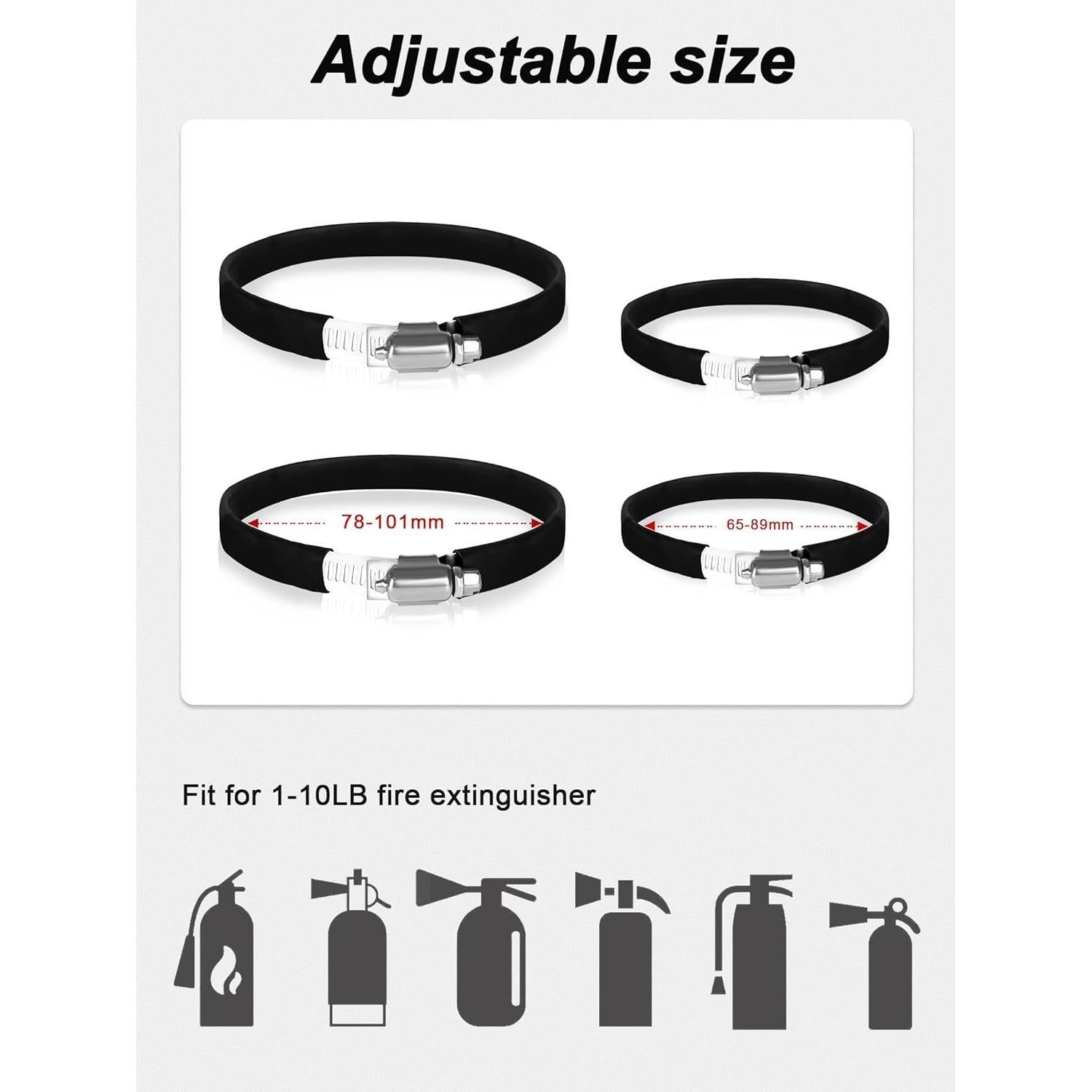 Soporte para Extintor de Incendio UTV ZIDIYORUO 1.75-2" Ajustable