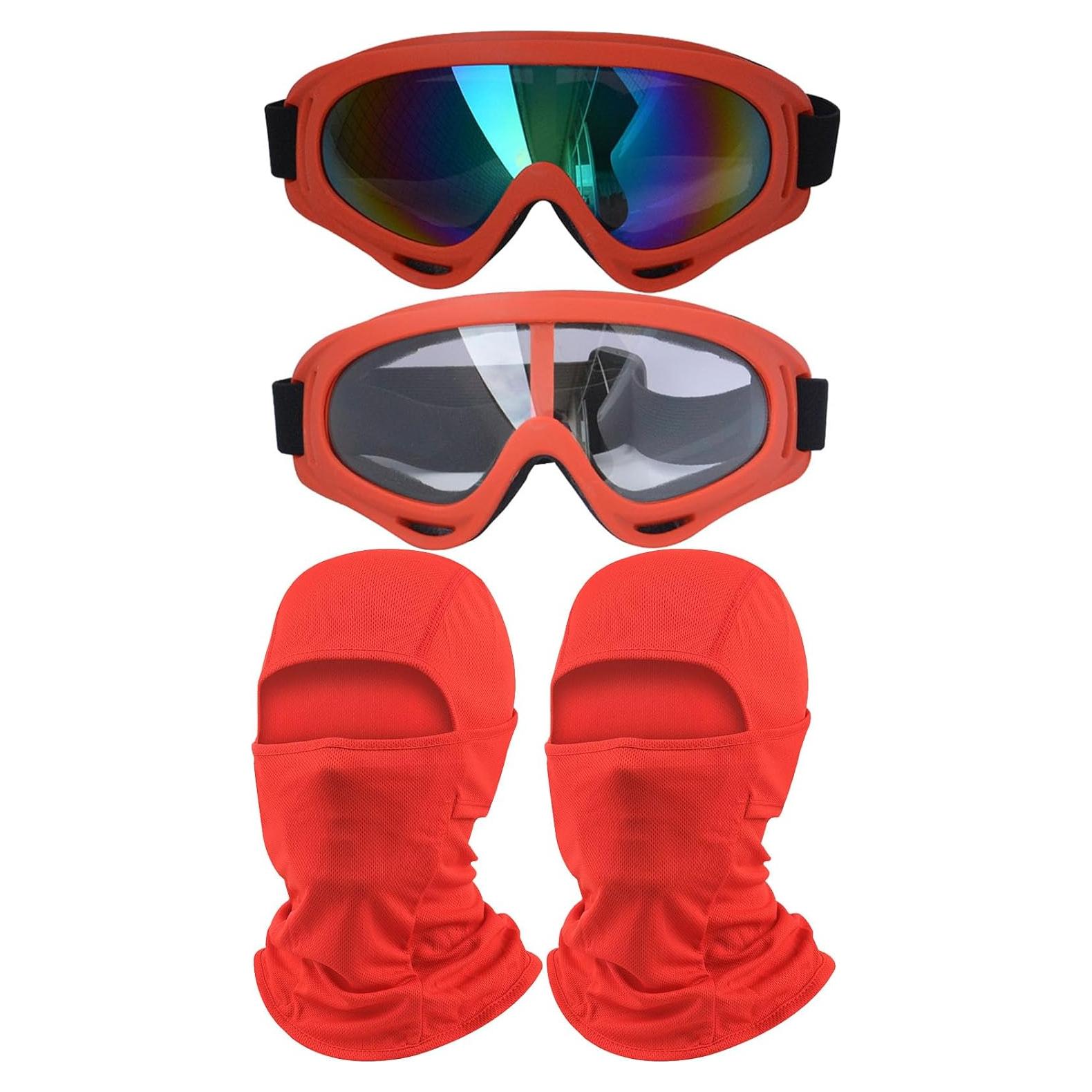 Gafas de Motocicleta Immoono con Balaclavas - 2 Pcs