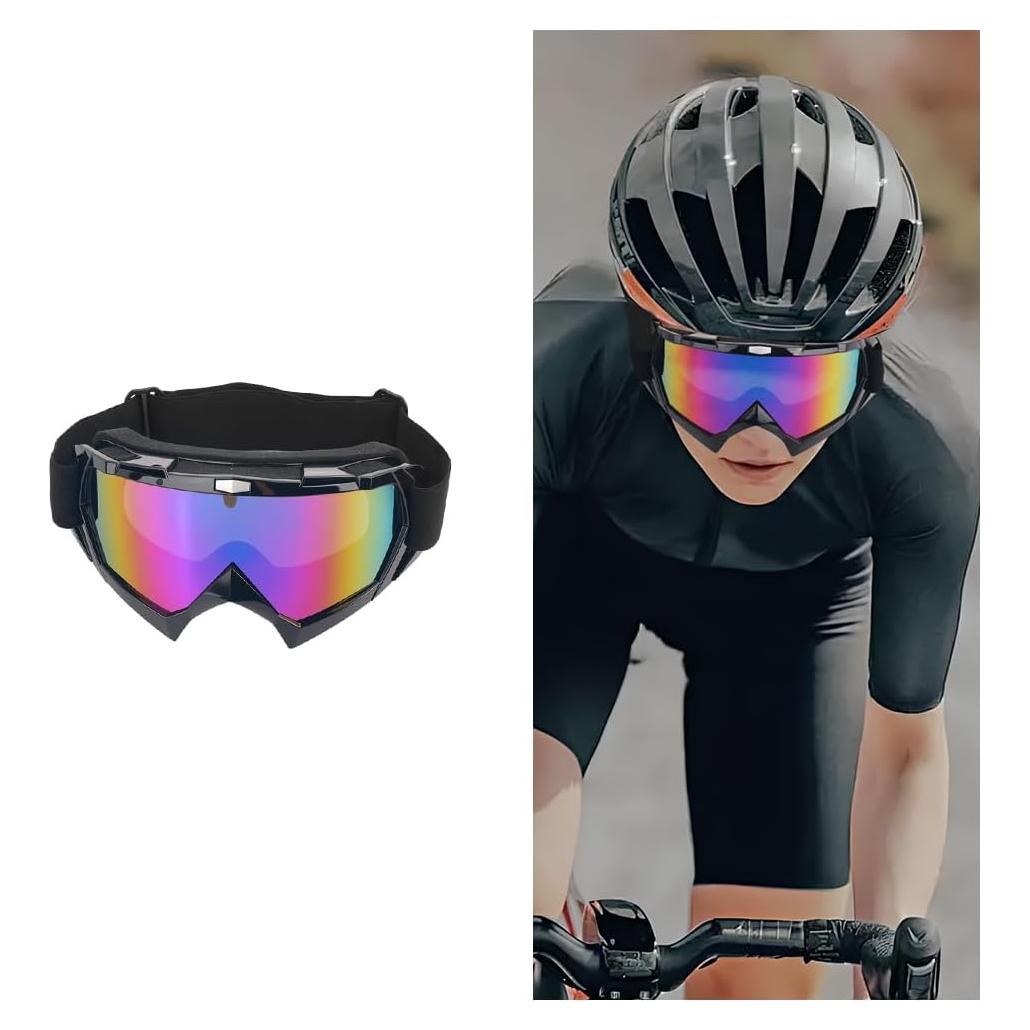 Gafas de Motocross Figpade 2025 Anti-Sol Ajustables 18.7x9.8cm