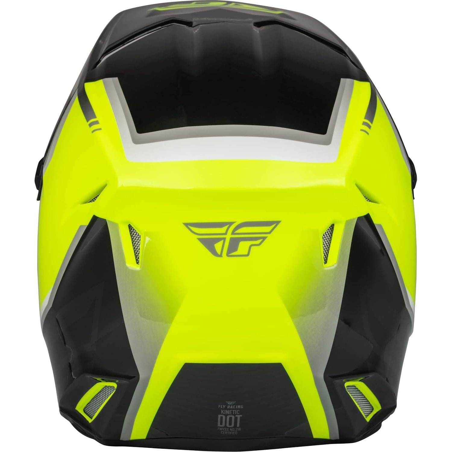 Casco Kinetic Vision Adulto Fly Racing 2023 Hi-Vis Negro XL
