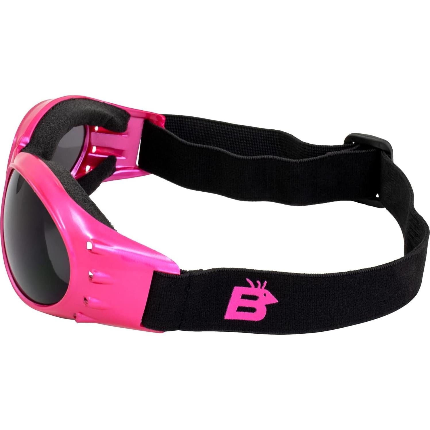 Gafas de moto Birdz Eyewear Eagle - 2 pares marcos rosas