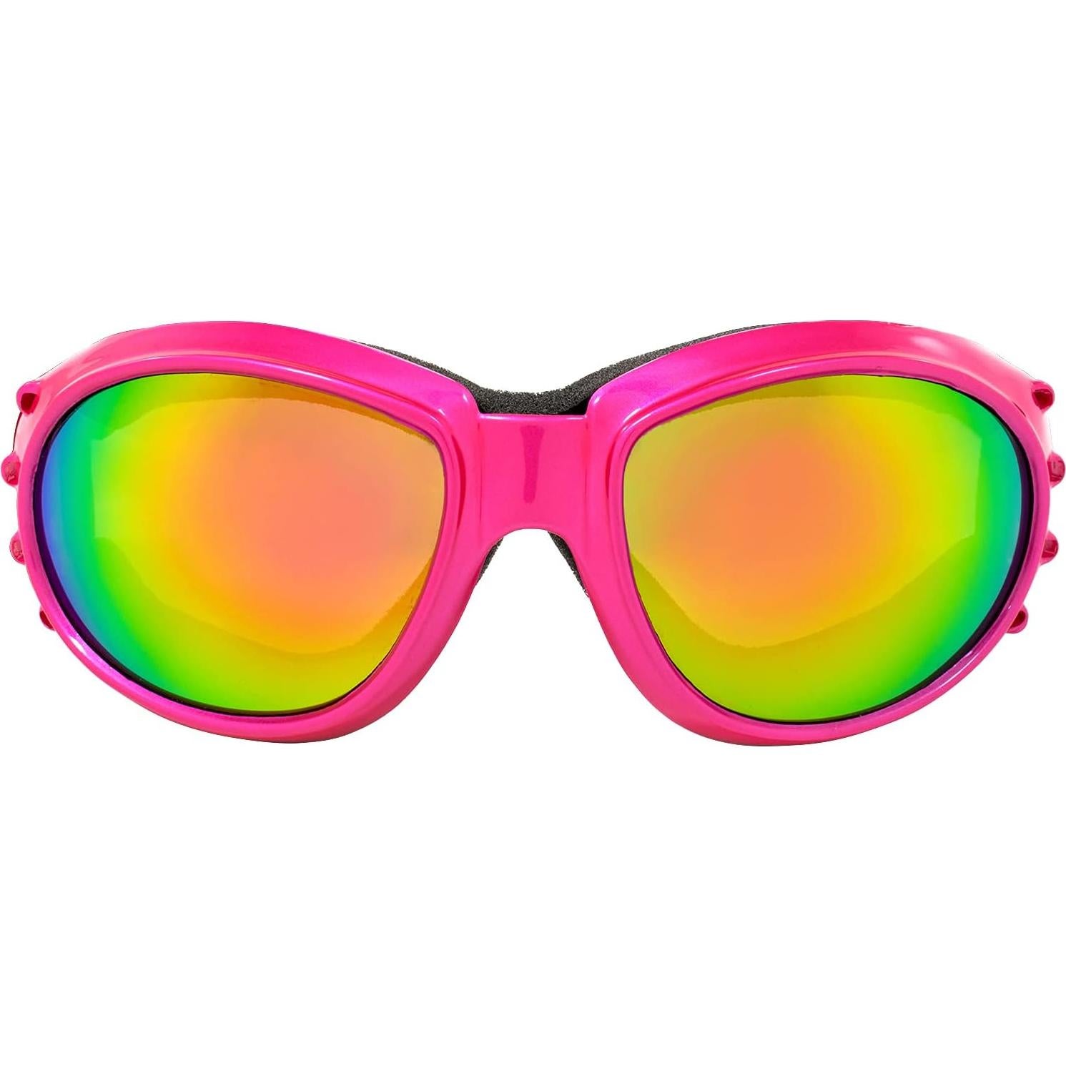 Gafas de moto Birdz Eyewear Eagle - 2 pares marcos rosas