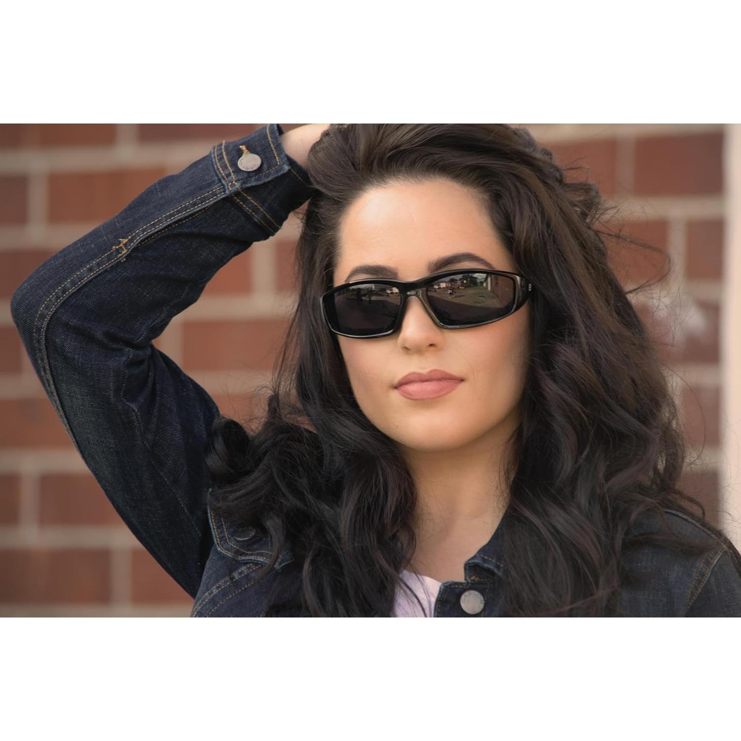 Gafas de sol acolchadas Birdz Oriole para motocicleta moradas