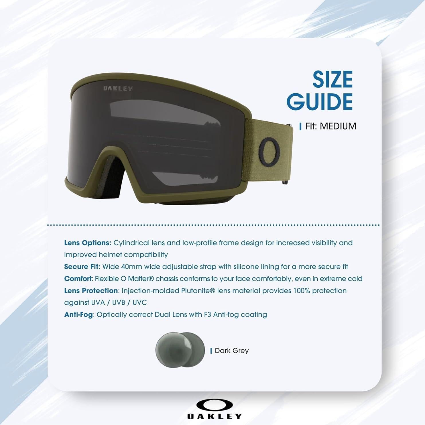 Gafas de Esquí Oakley Target Line Mediano/Grande Unisex