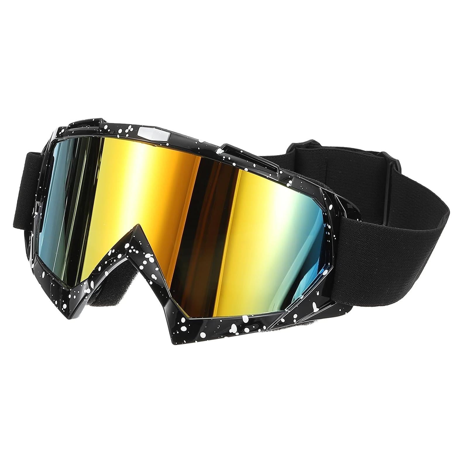 Gafas de Moto PATIKIL ATV y Esquí Antiviento 17.5x10cm