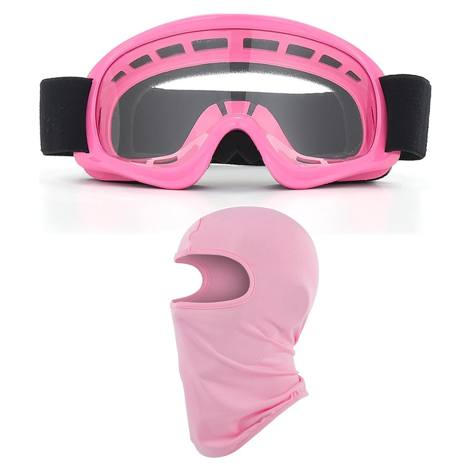 Gafas de Motocross para Niños ATV Rosa con Protección UV