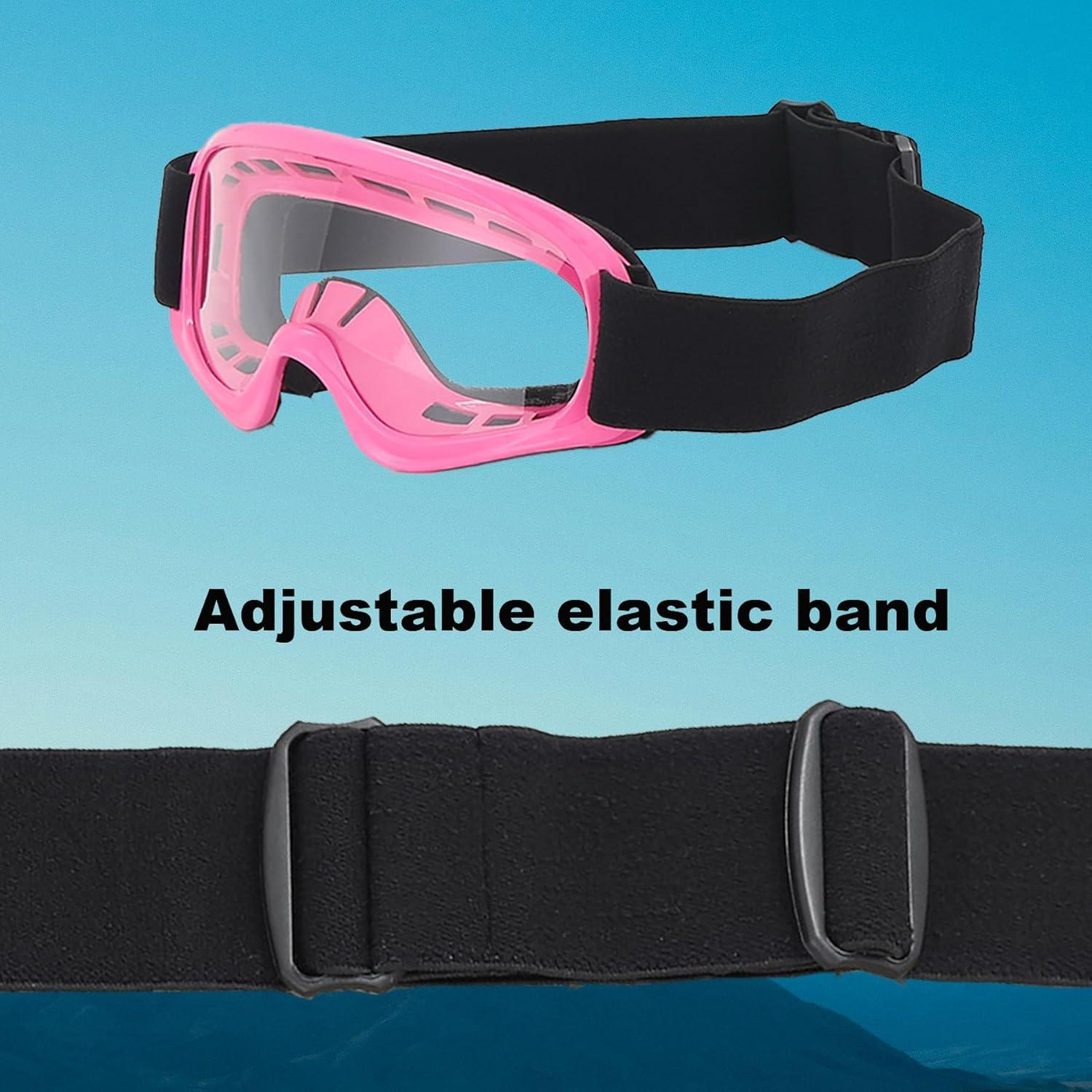 Gafas de Motocross para Niños ATV Rosa con Protección UV