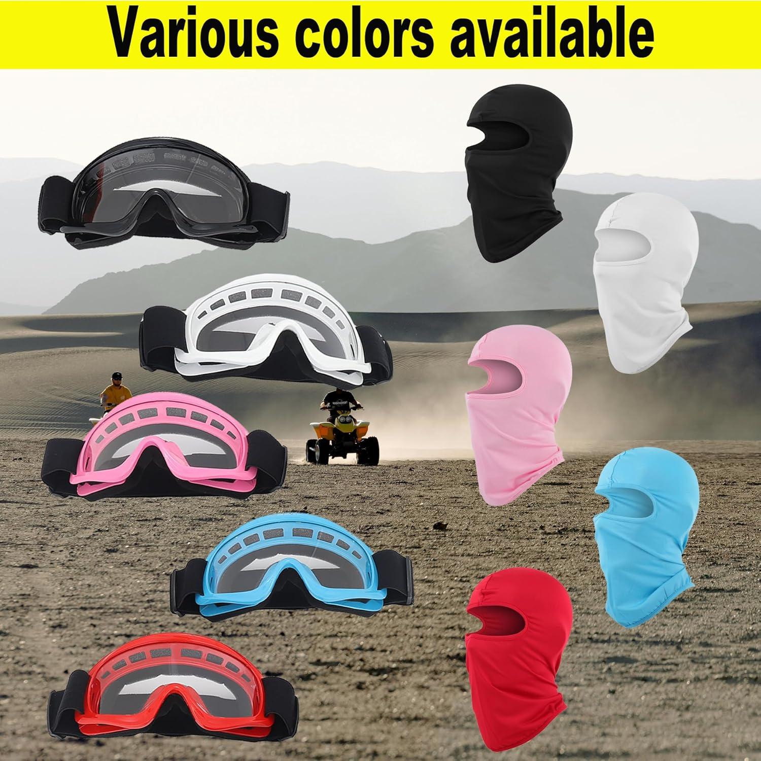 Gafas de Motocross para Niños ATV Rosa con Protección UV