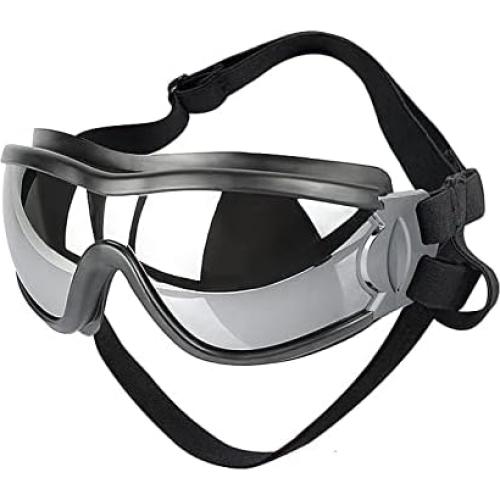 Gafas de sol para perros grandes Muejjur - Protección UV, a prueba de viento y agua