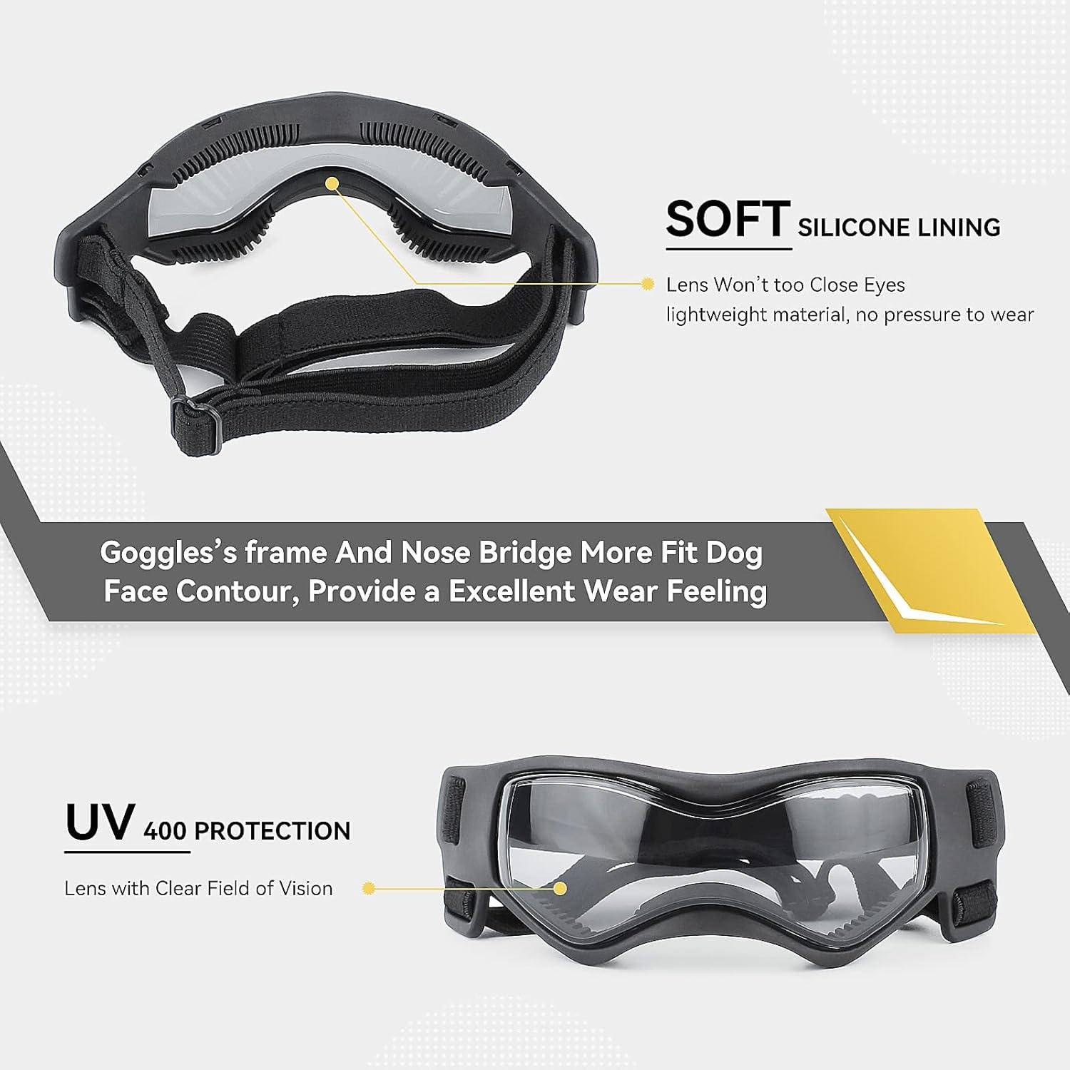 Gafas de sol para perro pequeño BillionChains UV Protección