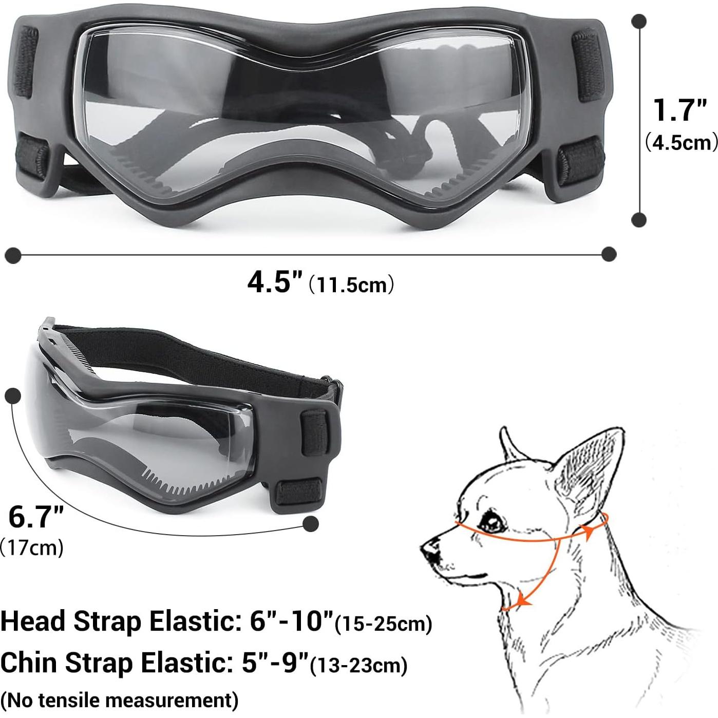 Gafas de sol para perro pequeño BillionChains UV Protección