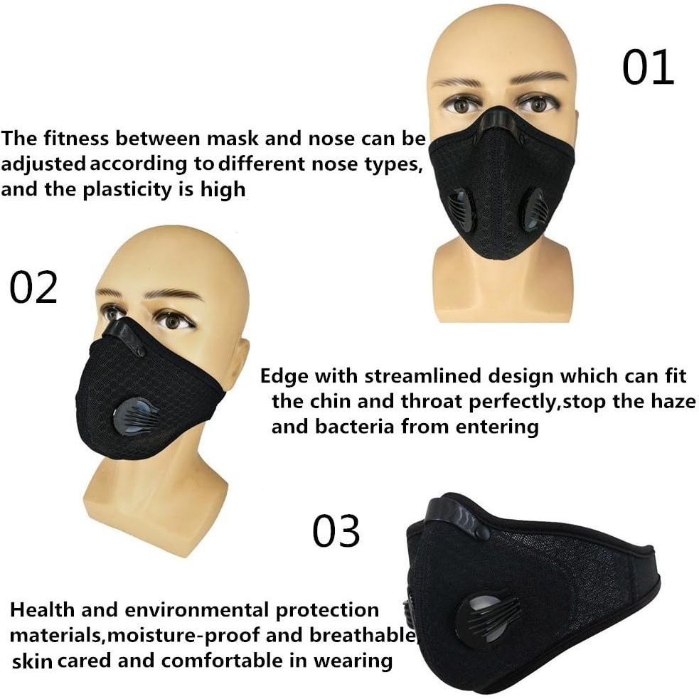 Conjunto de Gafas de Seguridad Nainsect + 2 Mascarillas Carbón