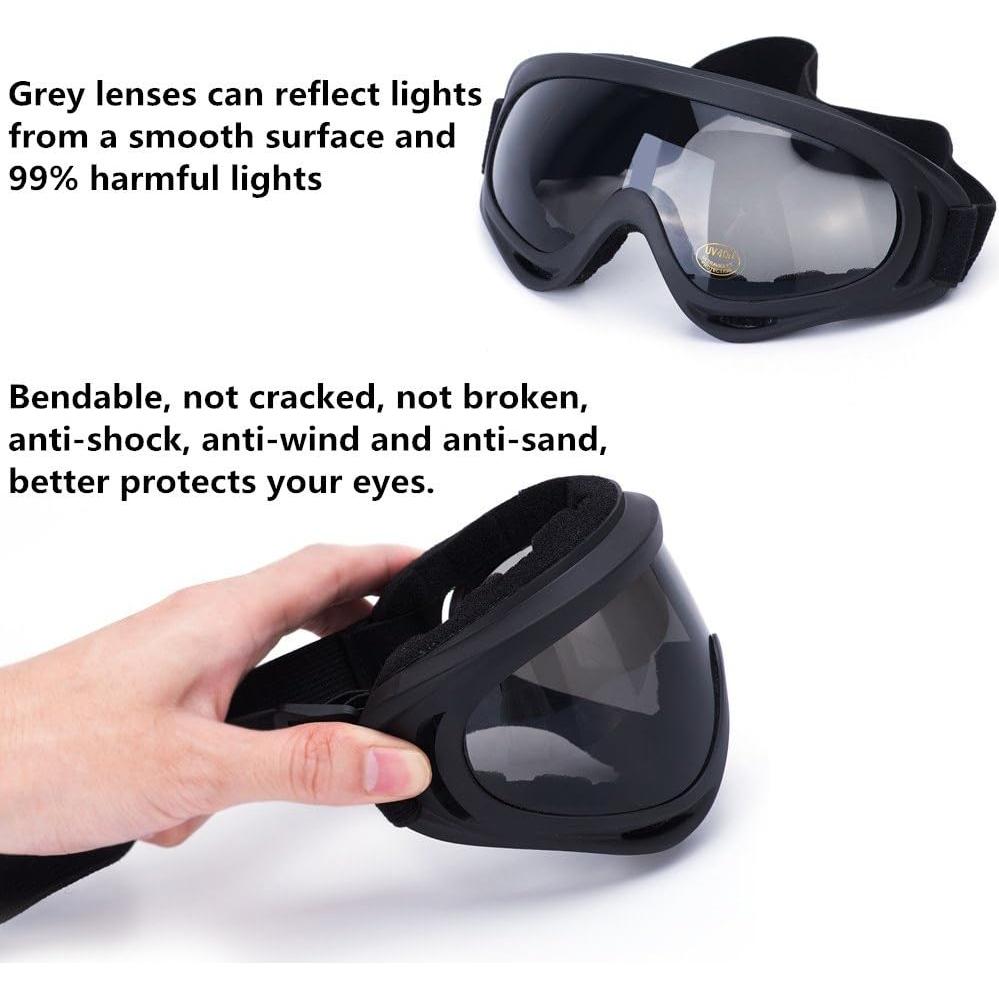 Conjunto de Gafas de Seguridad Nainsect + 2 Mascarillas Carbón