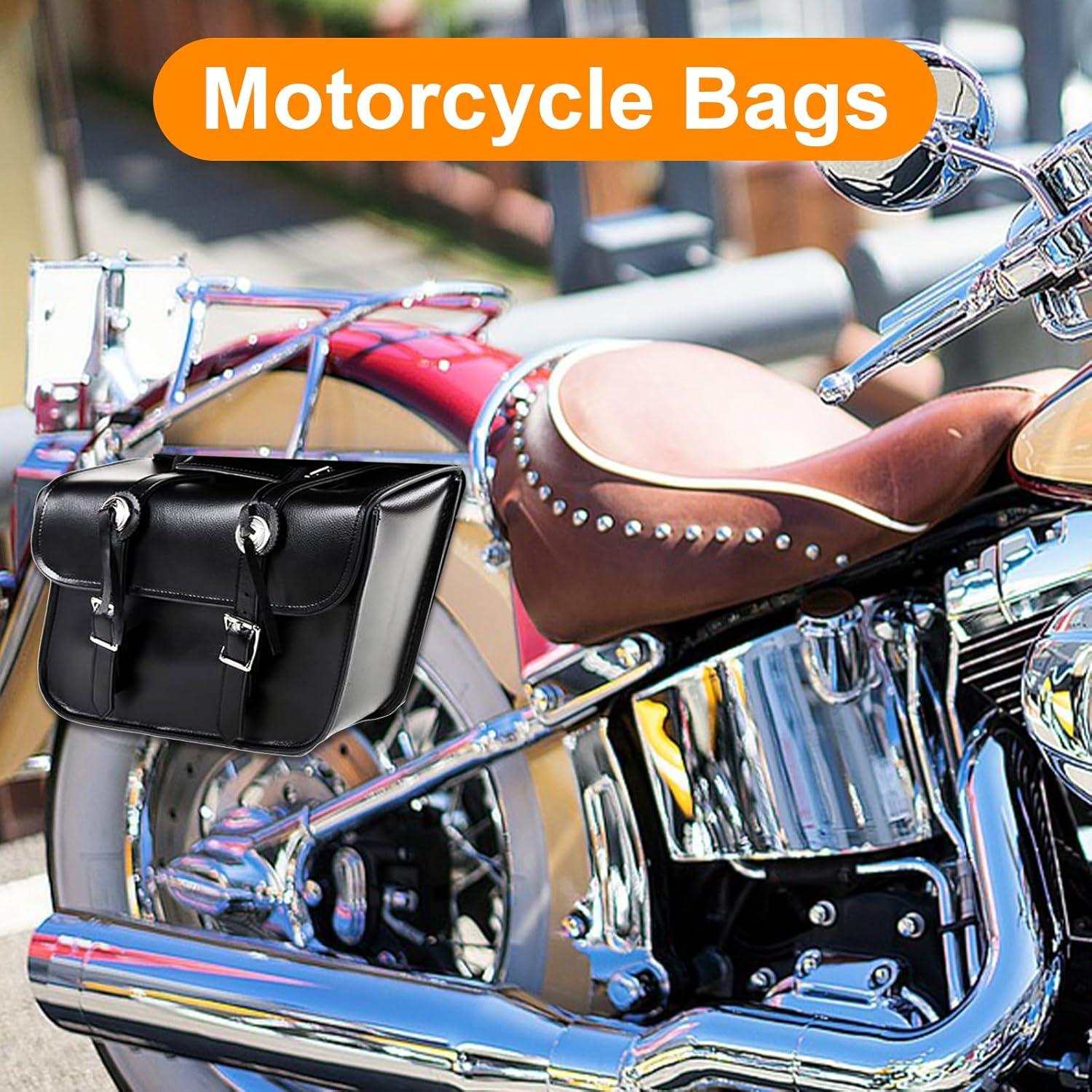 Bolsas de Sillón GARGOYLE BELLS de Cuero para Motocicleta 25L