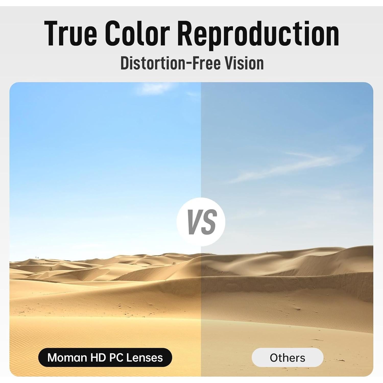 Gafas de Motocross Moman UV400 para Adultos - Vista Panorámica