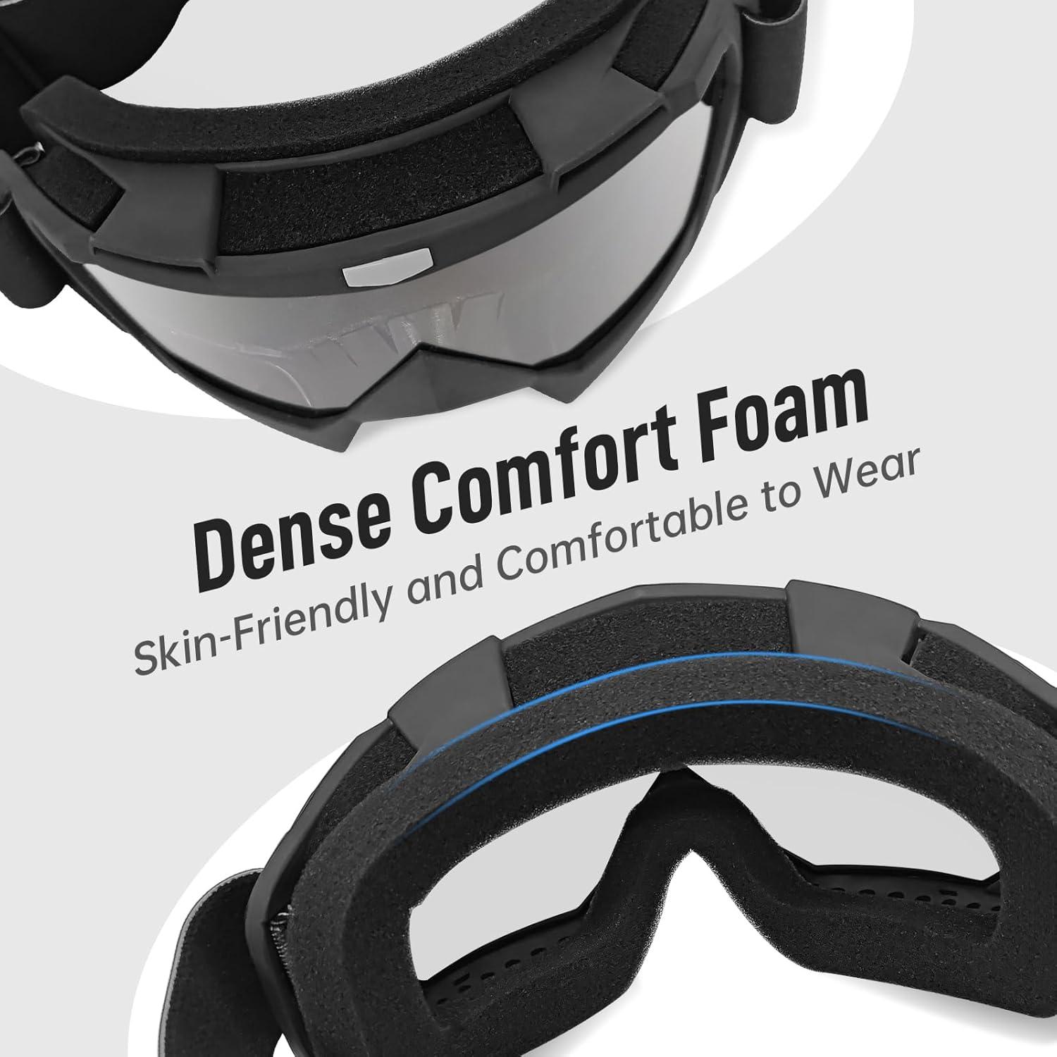 Gafas de Motocross Moman UV400 para Adultos - Vista Panorámica