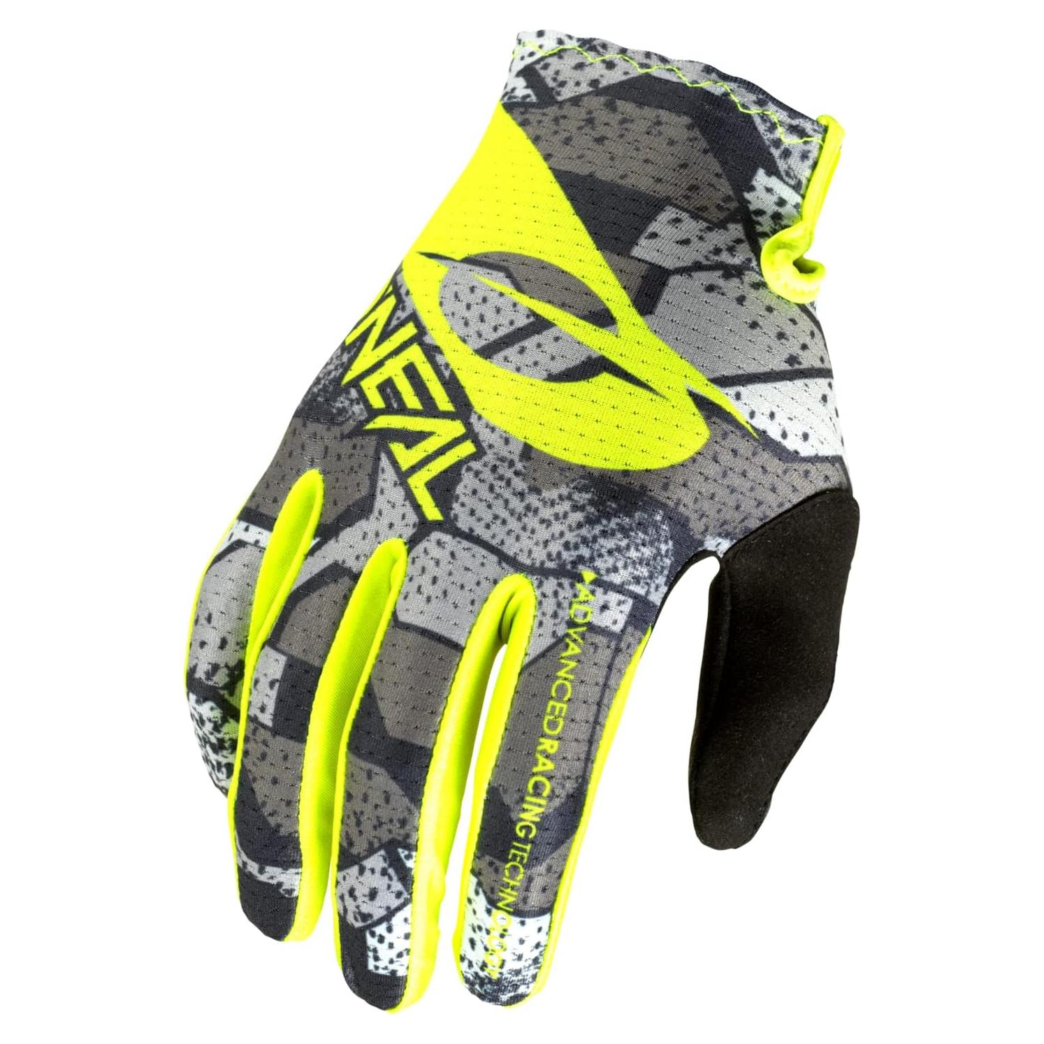 Guante O'NEAL Matrix Camo Gris/Amarillo Talla 10