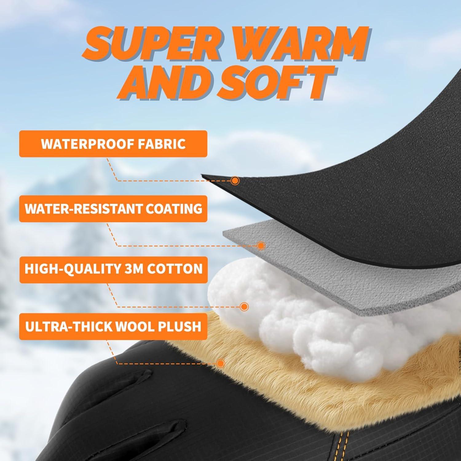 Guantes de Invierno Impermeables Térmicos para Hombres y Mujeres