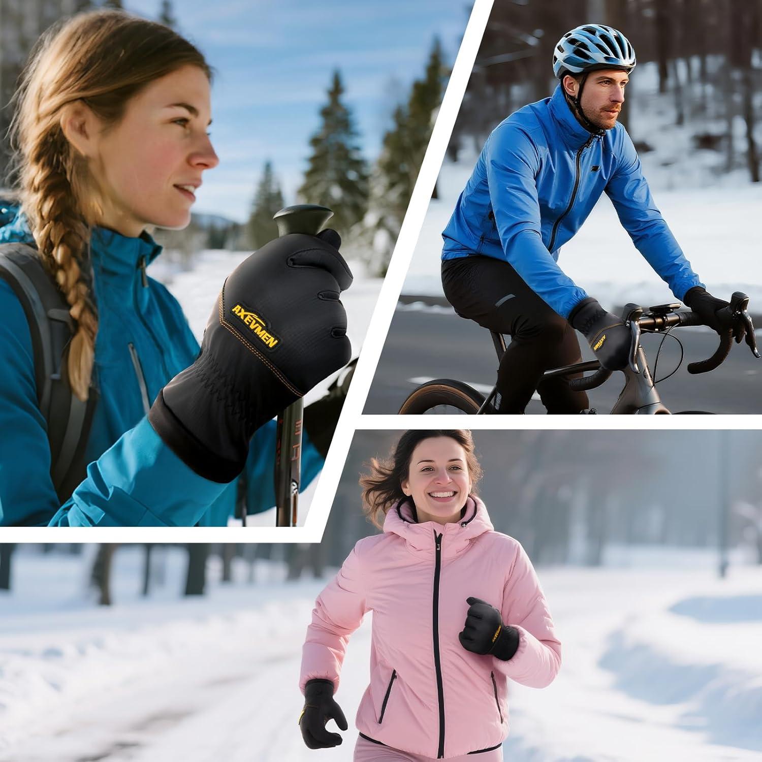 Guantes de Invierno Impermeables Térmicos para Hombres y Mujeres