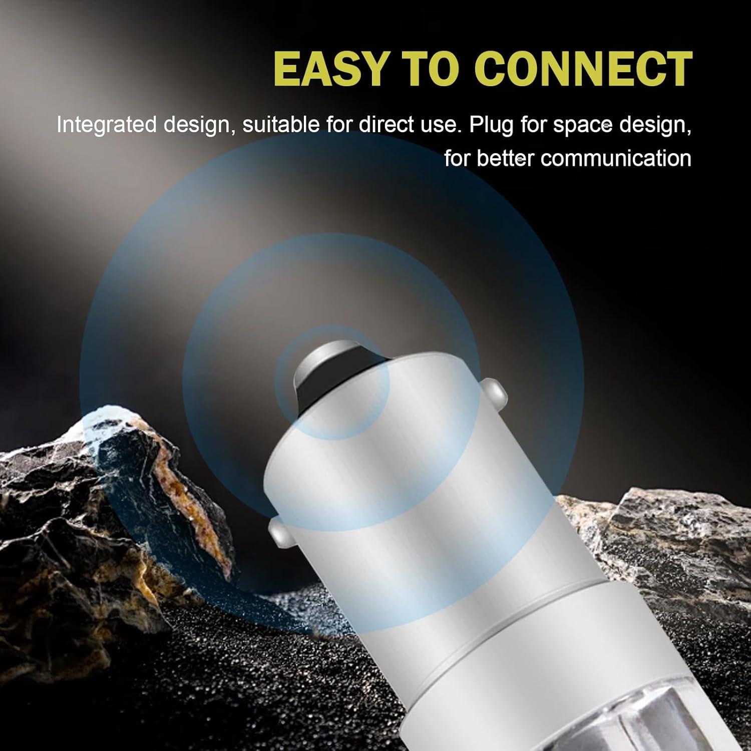 10 Bombillas LED BA9S Zikefest 6000K 200 Lúmenes SMD 3030