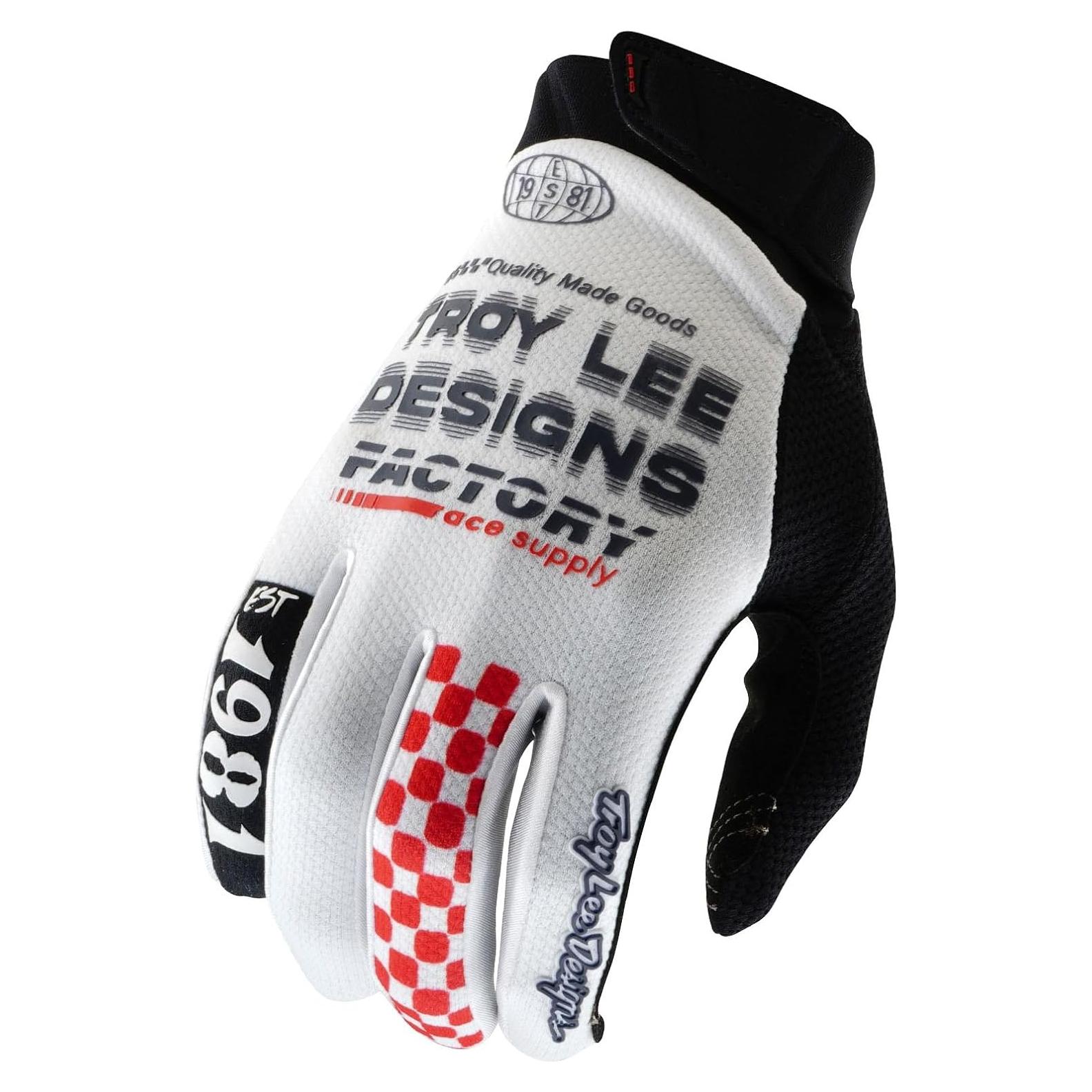 Guante GP PRO Troy Lee Designs 2X Blanco de Fábrica