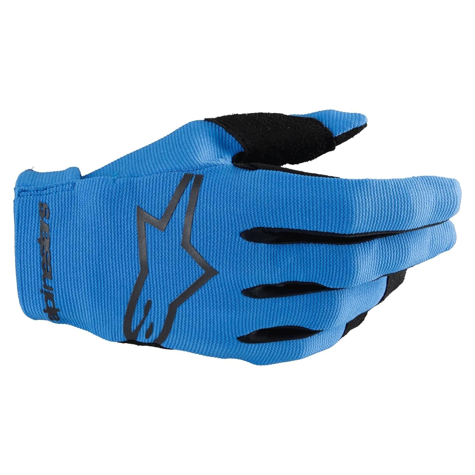 Guantes MX Alpinestars Radar Azul Negro Grande Táctiles
