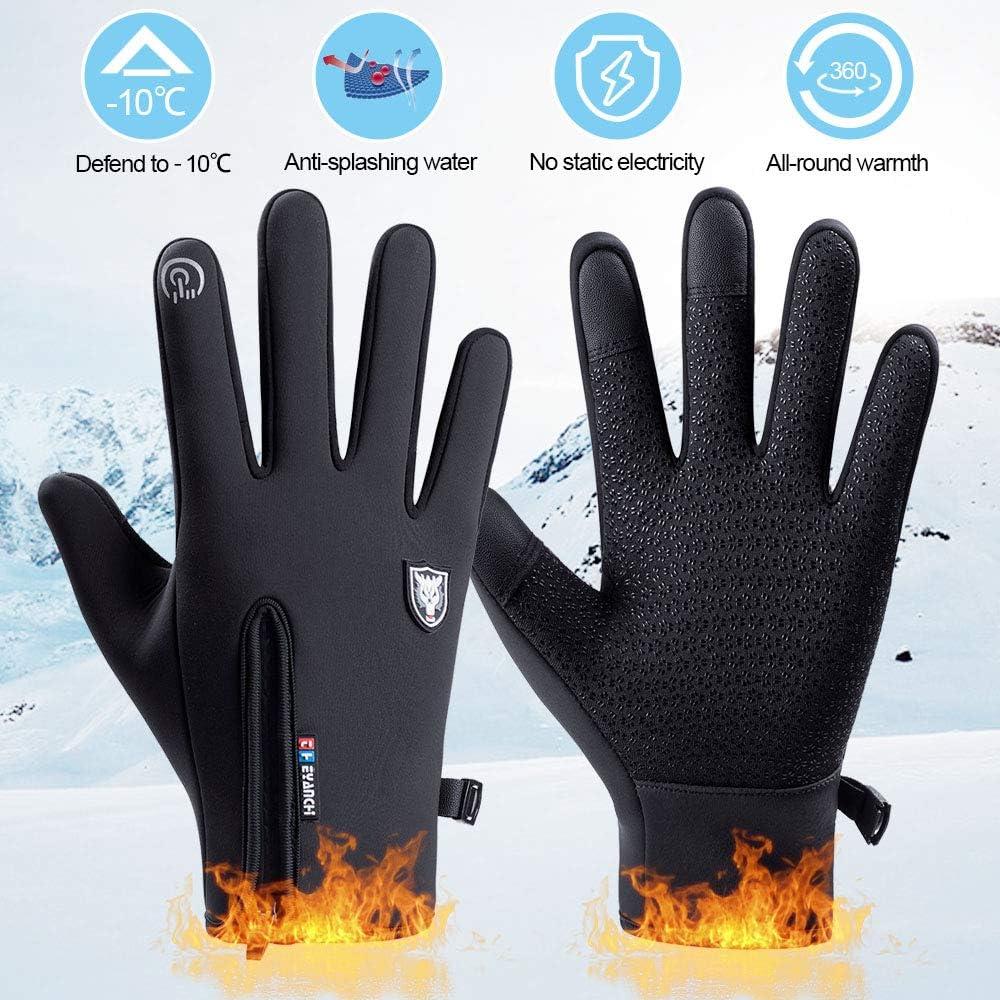 Guantes Térmicos GORELOX para Invierno - Talla X-Grande, Negro
