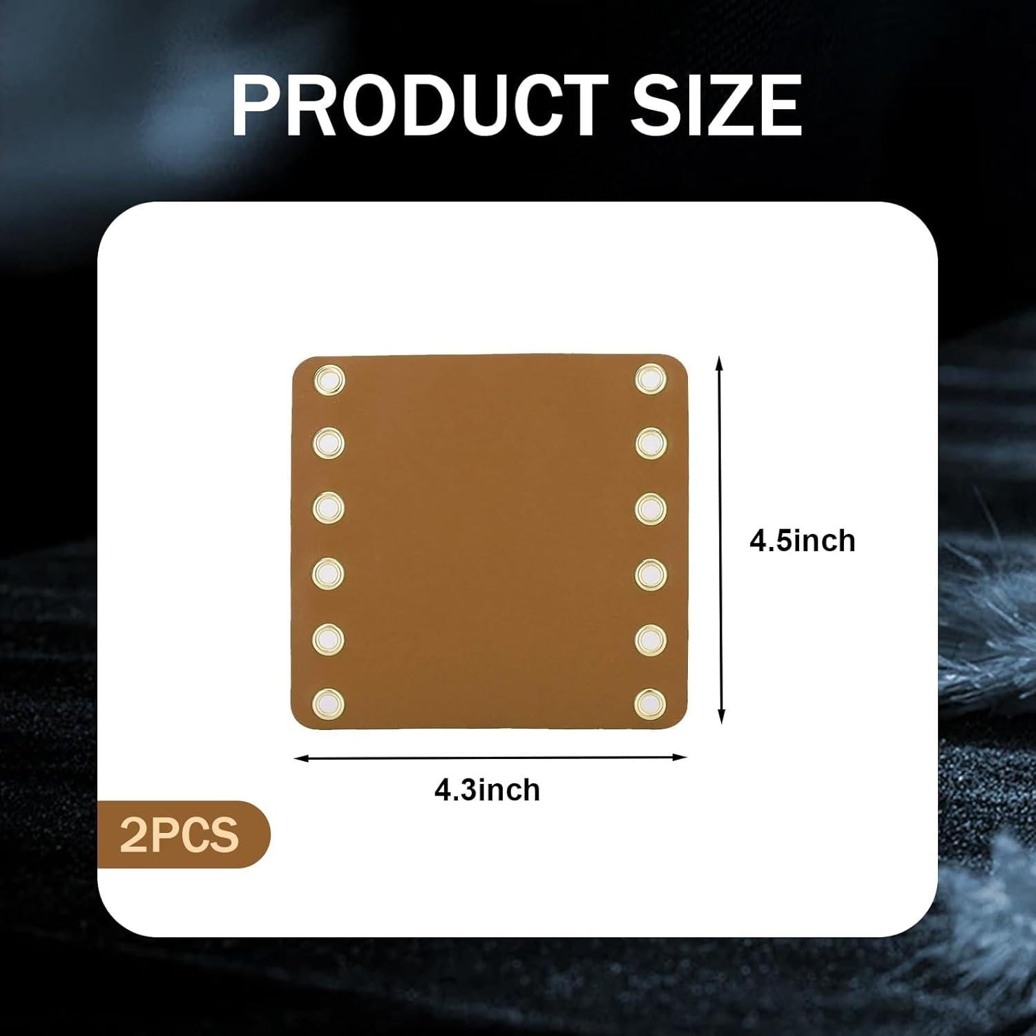 Agarraderas de Manillar de Motocicleta Diamall 2 PCS Cuero PU Marrón