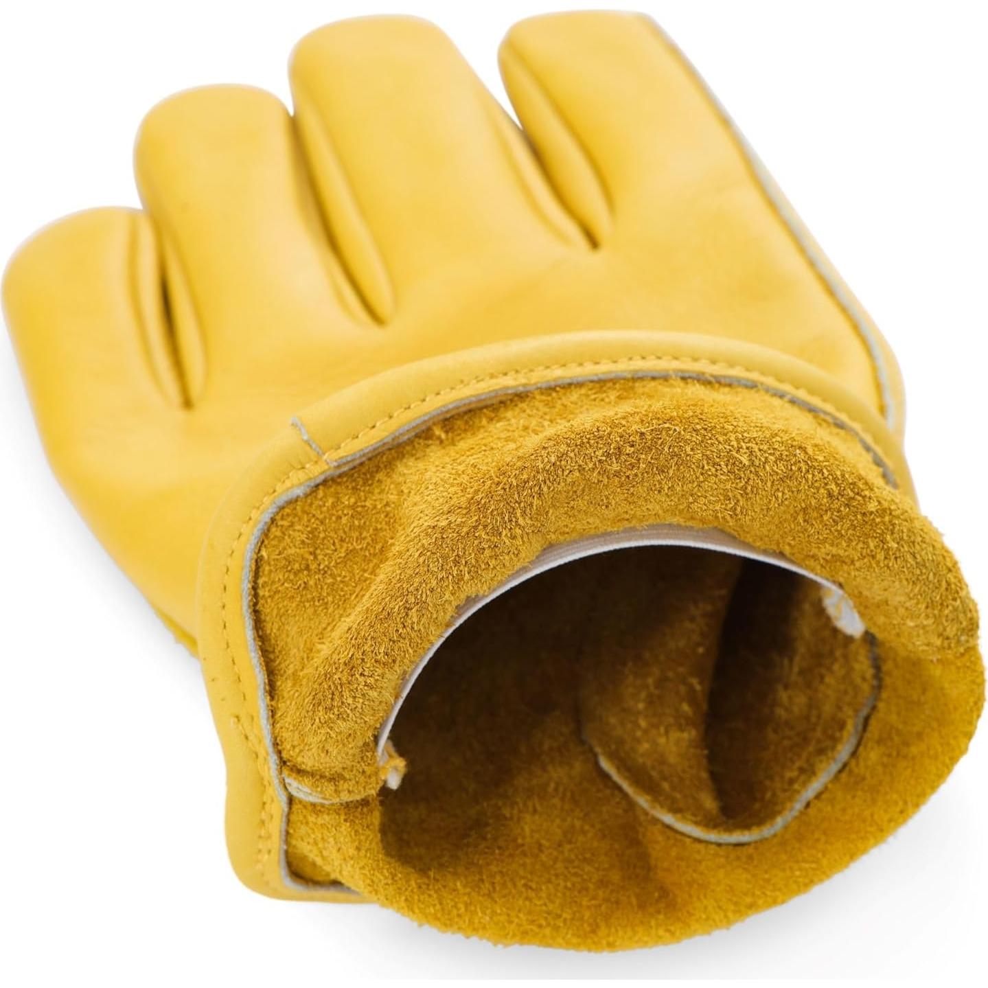 Guantes de trabajo DULFINE de cuero para jardinería - Grande