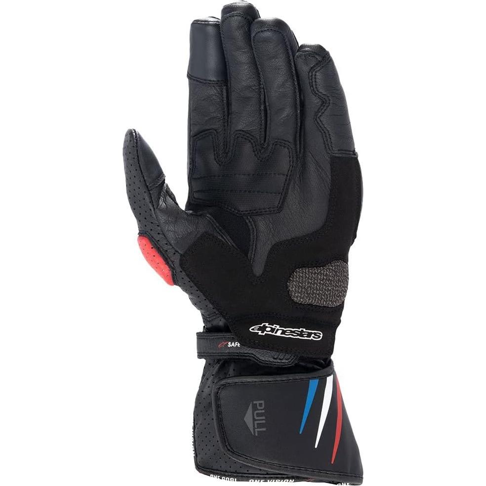 Guantes de Motocicleta Alpinestars Honda SP-8 V3, L, Negro/Rojo/Azul