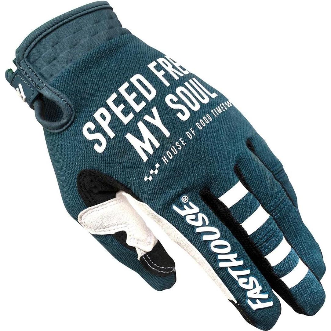 Guante Motocross FASTHOUSE Estilo Rápido Slammer Índigo