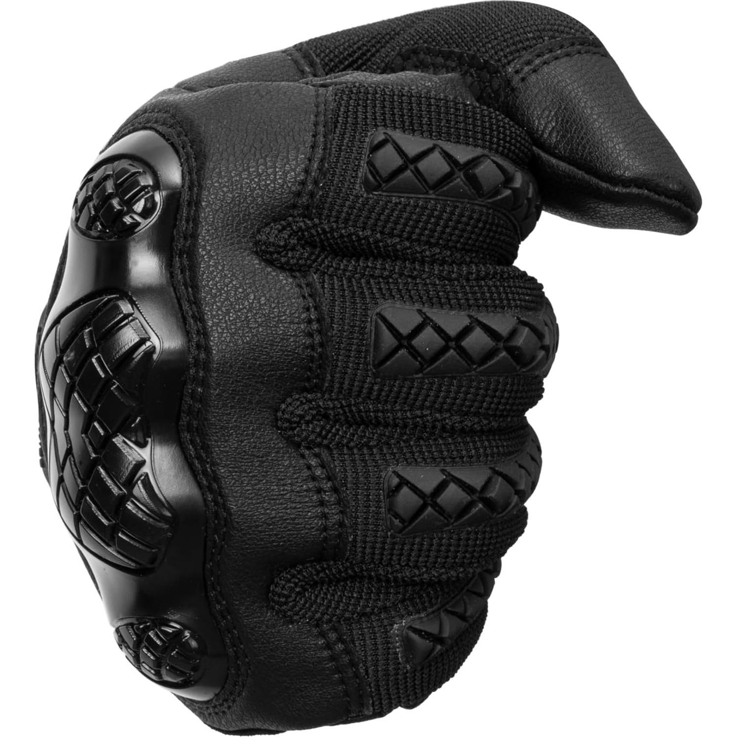 Guantes Tácticos de Motocicleta Alpine Swiss para Hombre - Negro