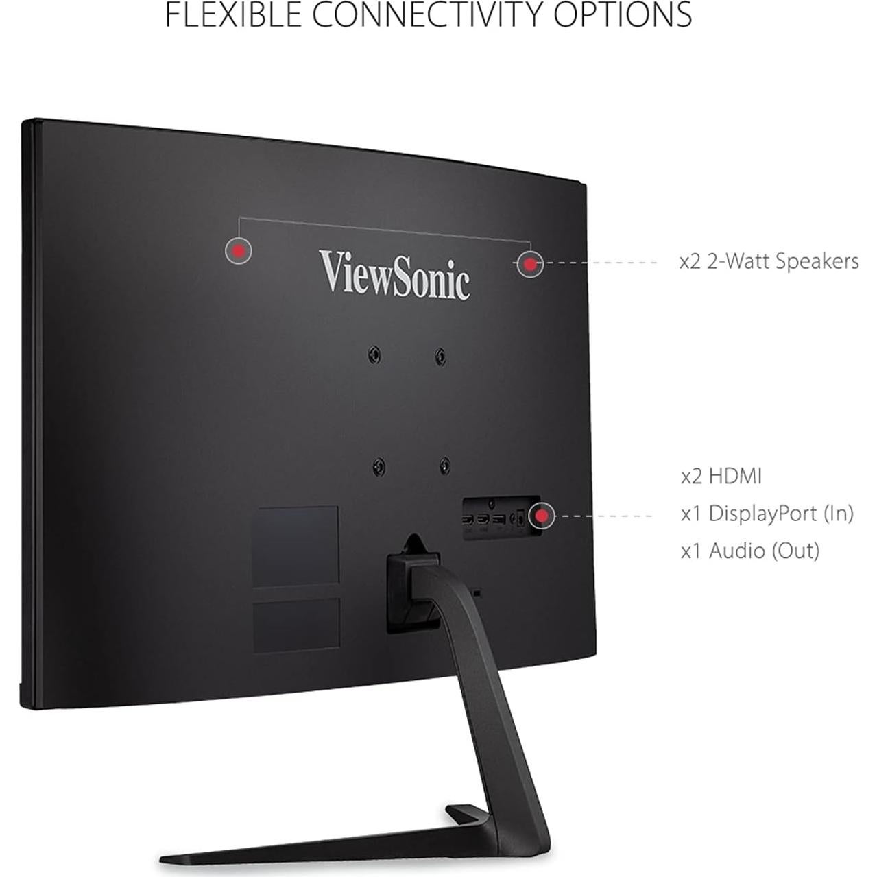 Monitor Curvo ViewSonic 27" 1440p 1ms 180Hz FreeSync