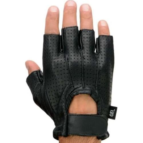 Guantes de Motocicleta Milwaukee SH357 de Cuero con Palma de Gel