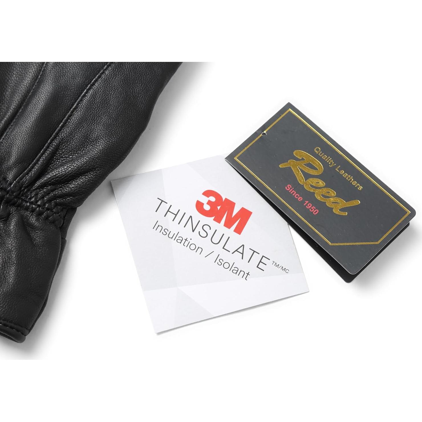 Guantes de Conducción de Cuero Genuino REED para Hombre - Táctiles