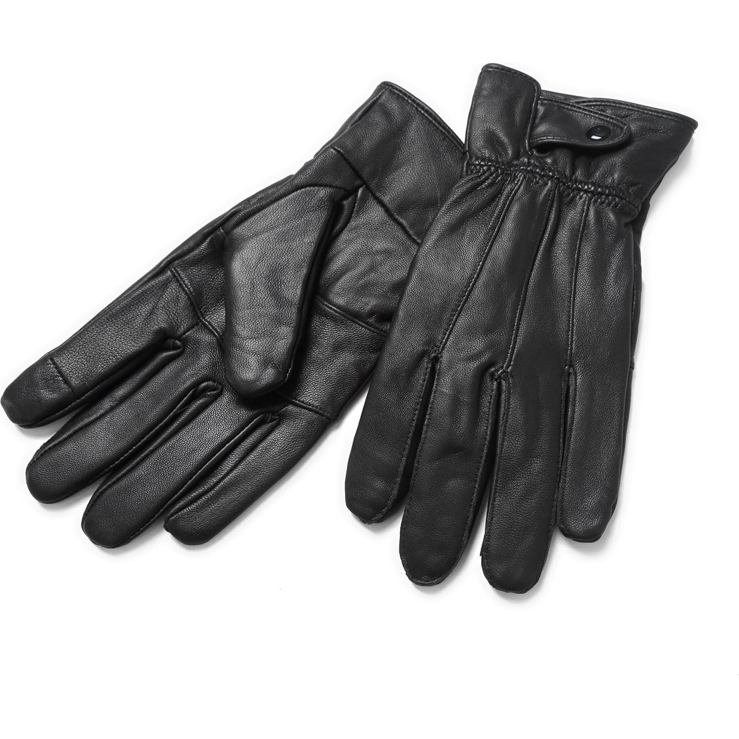 Guantes de Conducción de Cuero Genuino REED para Hombre - Táctiles