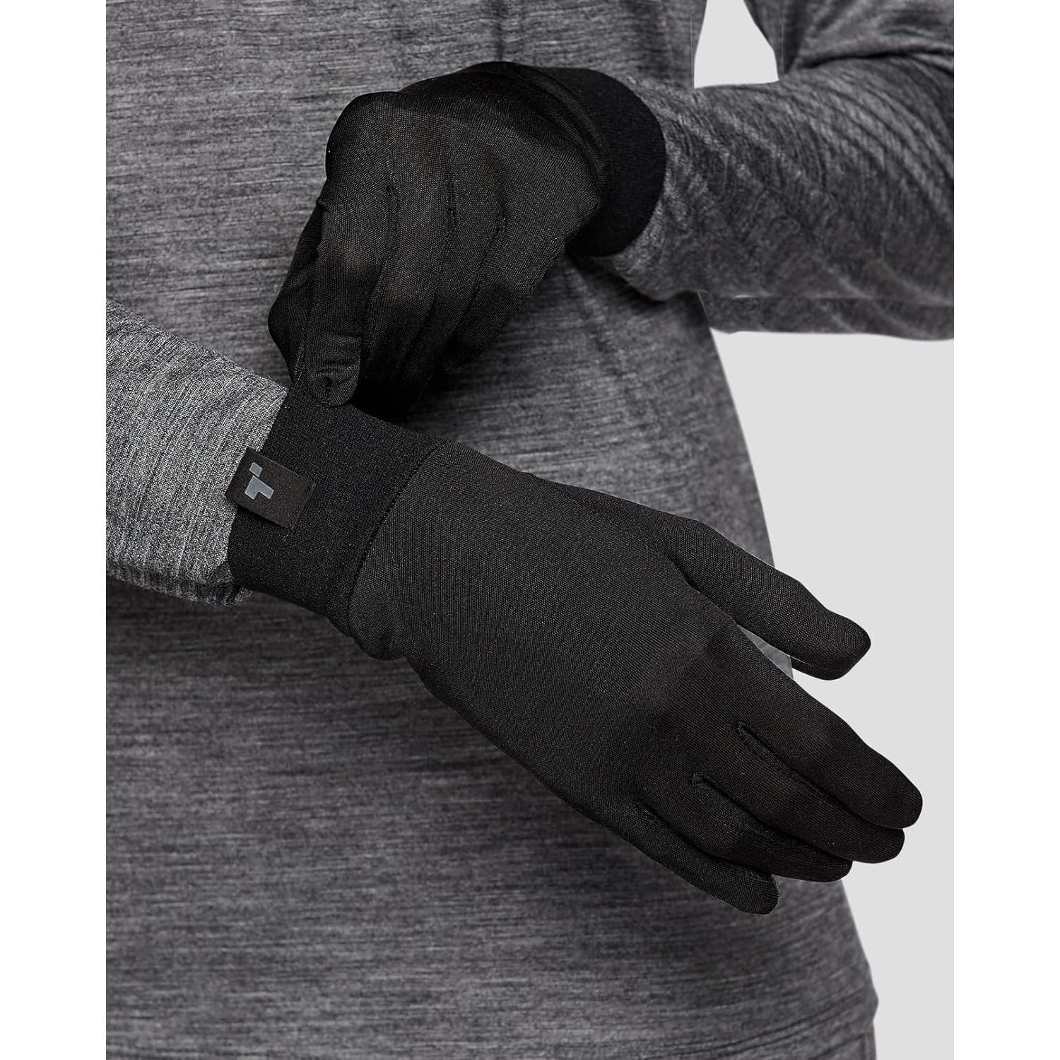 Guantes Forro Thermasilk Terramar Niñas - T. Pequeño Negro