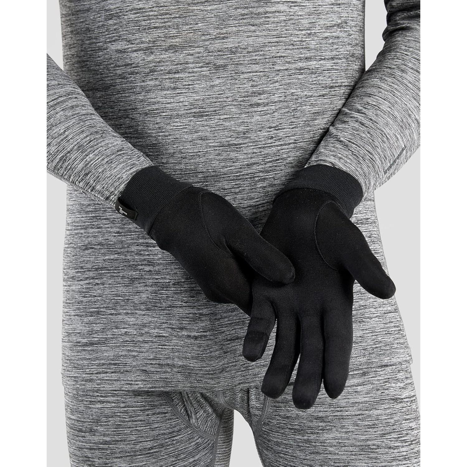 Guantes Forro Thermasilk Terramar Niñas - T. Pequeño Negro