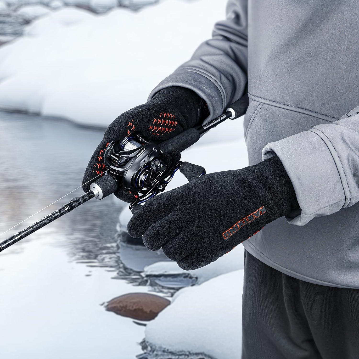 Guantes de Pesca Impermeables KastKing HydroSense - Talla Pequeña