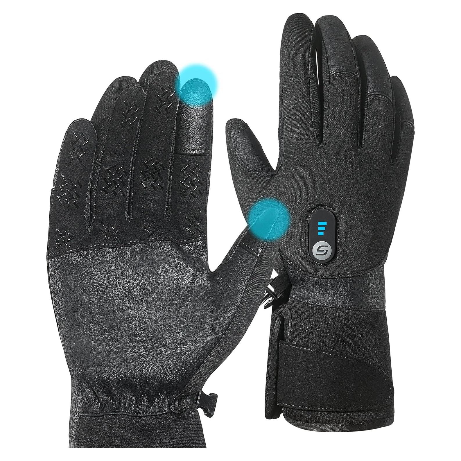 Guantes Calentados JS LifeStyle Unisex 7.4V 3000mAh Táctiles