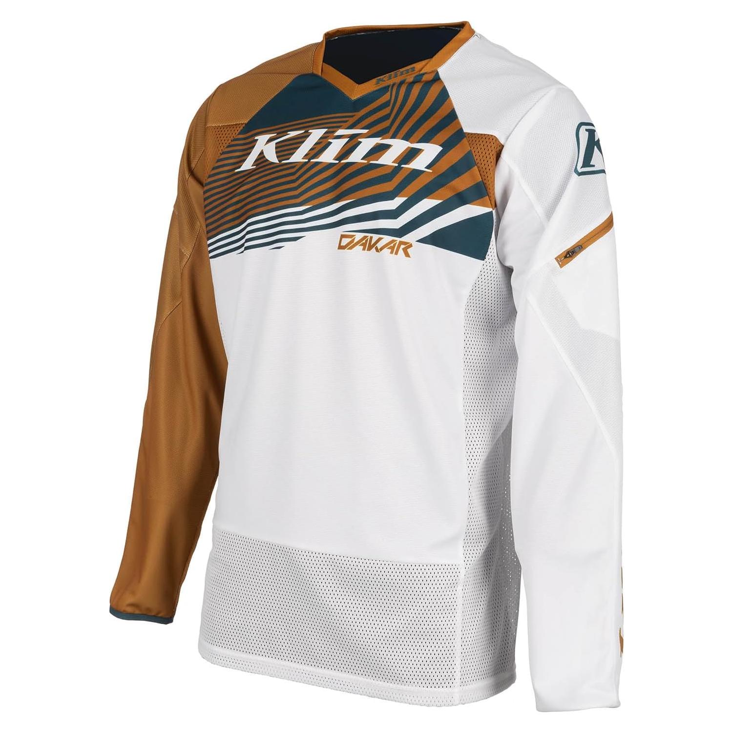 Jersey Off-Road para Hombre KLIM Dakar Marrón Dorado T. Pequeño