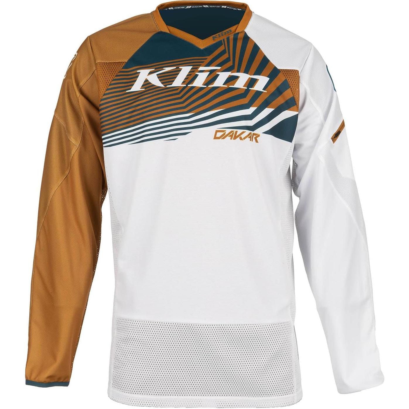 Jersey Off-Road para Hombre KLIM Dakar Marrón Dorado T. Pequeño