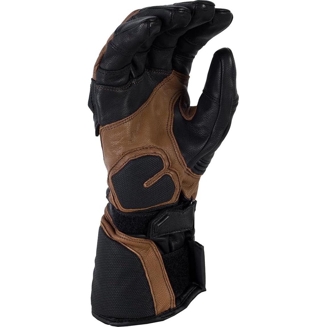 Guantes Largos KLIM para Motocicleta Aventura Hombre Marrón M