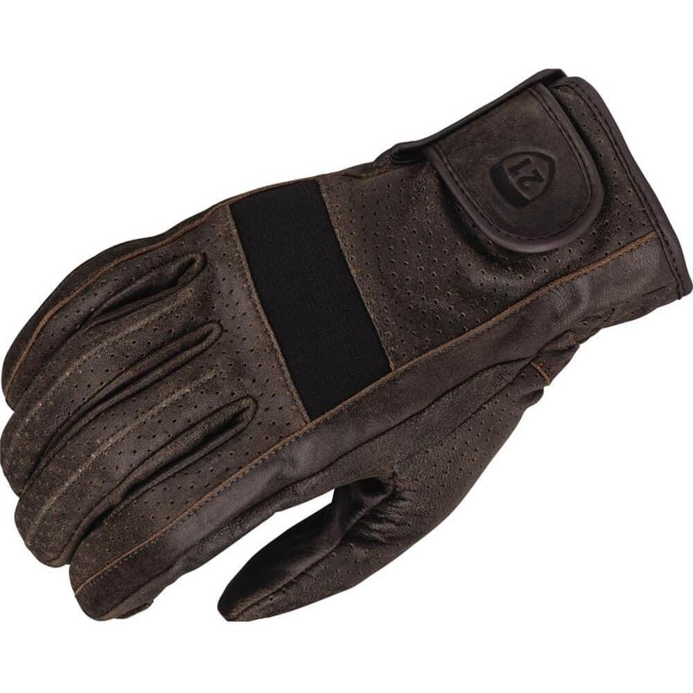 Guante de motocicleta de cuero Highway 21 Jab 3XL ventilado