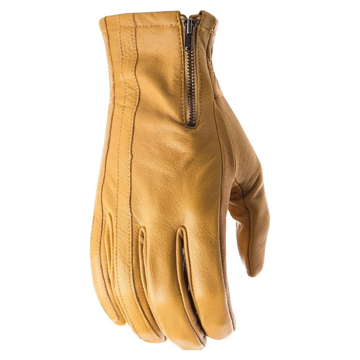 Guantes de moto Highway 21 Recoil Beige 2XL Cuero
