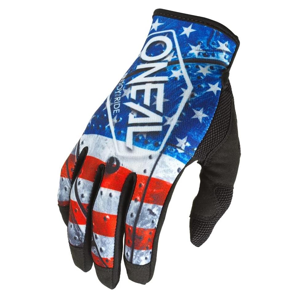 Guante O'NEAL Mayhem USA Rojo/Blanco/Azul Talla 9