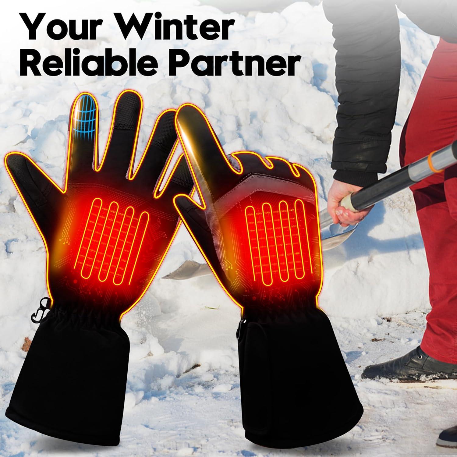 Guantes Calentados Rabbitroom USB Impermeables Talla M